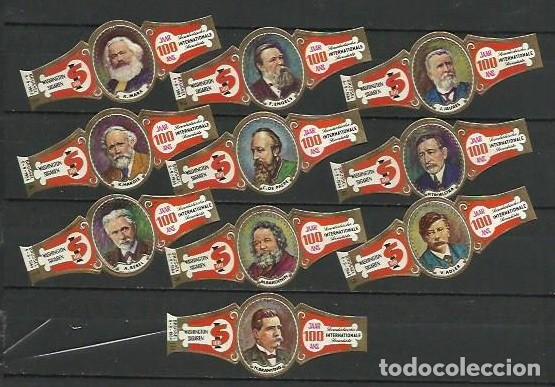Vitolas de colecci&oacute;n: WASHINGTON-614.-CENTENARIO DEL SOCIALISMO.-10 VITL.COMPLETA