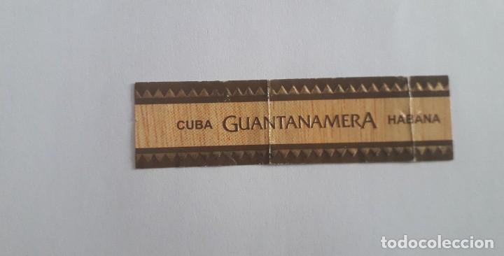 Vitolas de colecci&oacute;n: vitola de puro, Guantanamera, Cuba. Habana.