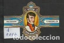 Bagues de cigare de collection: ODOR-DON BOSCO.- ID 422-1.- NAPOLE&Oacute;N.-BANDA AZUL