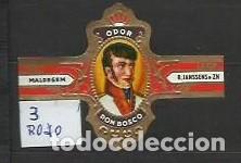 Bagues de cigare de collection: ODOR-DON BOSCO.- ID 422-3.- NAPOLE&Oacute;N.-BANDA ROJA