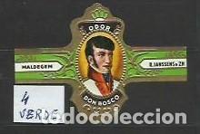 Bagues de cigare de collection: ODOR-DON BOSCO.- ID 422-4.- NAPOLE&Oacute;N.-BANDA VERDE