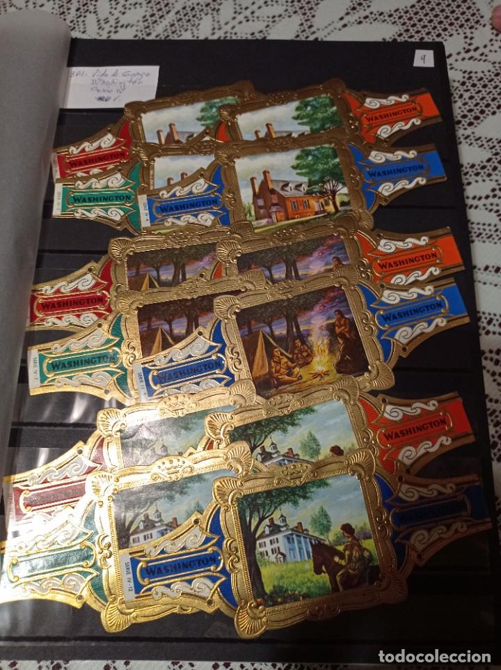 Vitolas de colecci&oacute;n: EWASHINGTON-301.-VIDA DE G. WASHINGTON.-SERIE IV.-80 VIT.COMPLETA