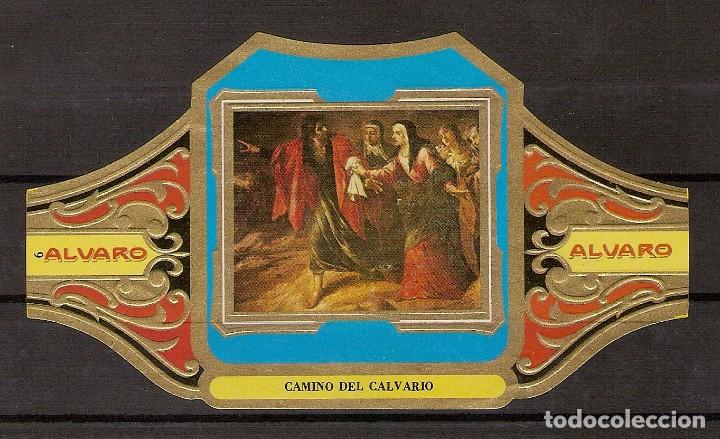 Vitolas de colecci&oacute;n: VITOLA ALVARO - SERIE PINTORES ESPA&Ntilde;OLES - CAMINO DEL CALVARIO (VALDES LEAL)
