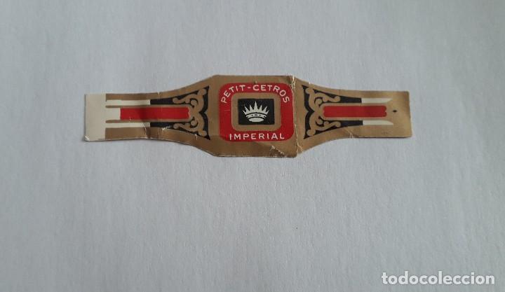 Vitolas de colecci&oacute;n: vitola de puro, Imperial, petit cetros.