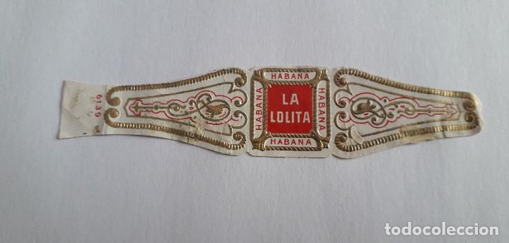 Vitolas de colecci&oacute;n: vitola de puro, la lolita, Habana.