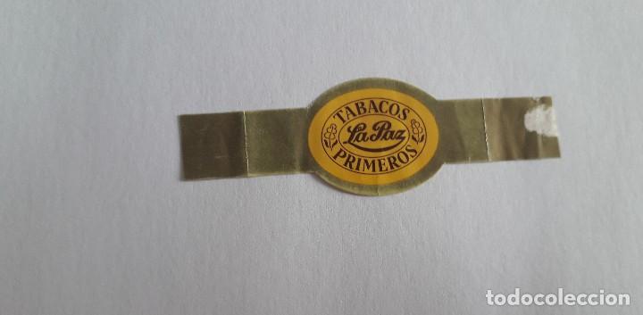 Vitolas de colecci&oacute;n: vitola de puro, La paz, tabacos primeros.