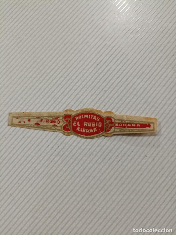 Vitolas de colecci&oacute;n: Vitola palmitas el rubio Habana