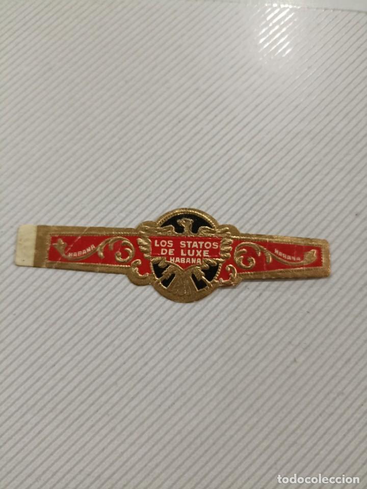 Vitolas de colecci&oacute;n: Vitola los statos de luxe Habana