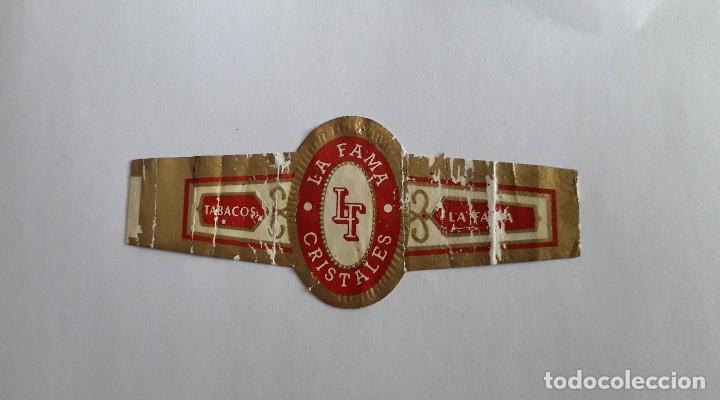 Vitolas de colecci&oacute;n: vitola de puro, la fama, cristales.