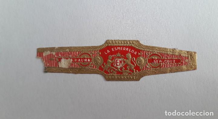 Vitolas de colecci&oacute;n: vitola de puro, la esmeralda, Santa Cruz.