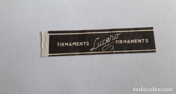 Vitolas de colecci&oacute;n: vitola de puro, Lucero, firmamento.