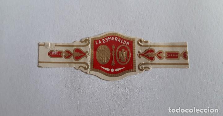 Sammlung von Banderolen: vitola de puro, la esmeralda