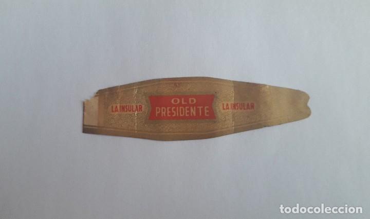 Vitolas de colecci&oacute;n: vitola de puro, old presidente, la insular.