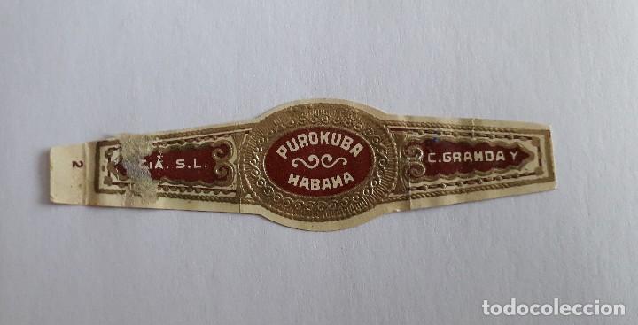 Vitolas de colecci&oacute;n: vitola de puro, Purokuba, Habana.