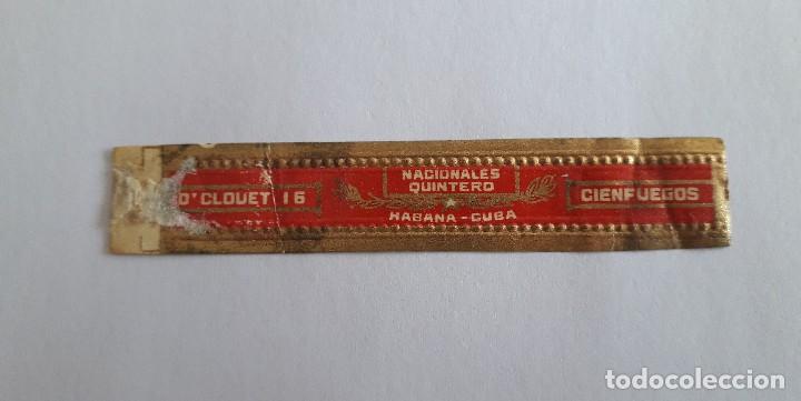 Vitolas de colecci&oacute;n: vitola de puro, nacionales Quintero, Habana. Cuba