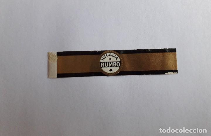 Sammlung von Banderolen: vitola de puro, regalia rumbo.