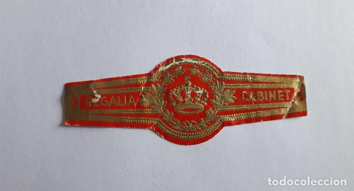 Sammlung von Banderolen: vitola de puro, Regalia, cabintet.