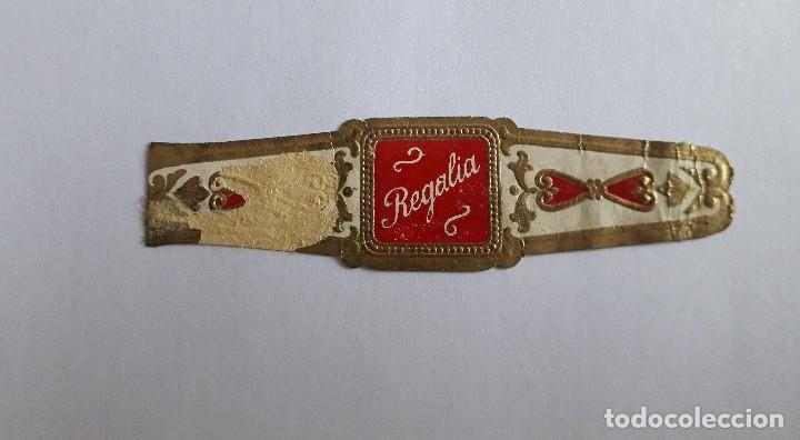 Sammlung von Banderolen: vitola de puro, Regalia