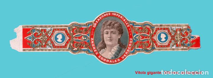 Vitolas de colecci&oacute;n: VITOLA GIGANTE MUY ANTIGUA - MARCA ANDR&Eacute;S CORRALES (VERACRUZ - M&Eacute;XICO)