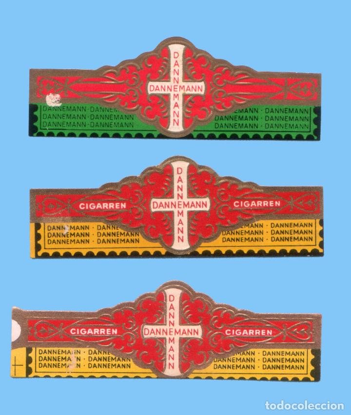 Vitolas de colecci&oacute;n: 3 VITOLAS ANTIGUAS - MARCA DANNEMANN - TEM&Aacute;TICA CRUCES