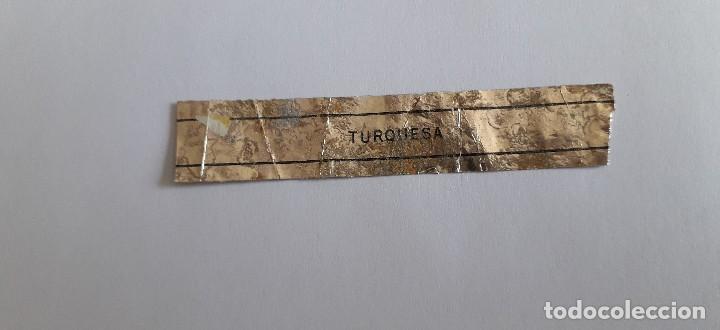 Vitolas de colecci&oacute;n: vitola de puro, turquesa. - Foto 1