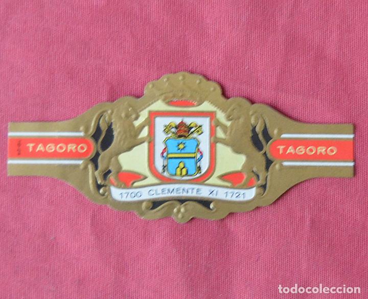 Sammlung von Banderolen: VITOLA TAGORO- SERIE ESCUDOS PONTIFICIOS - CLEMENTE XI