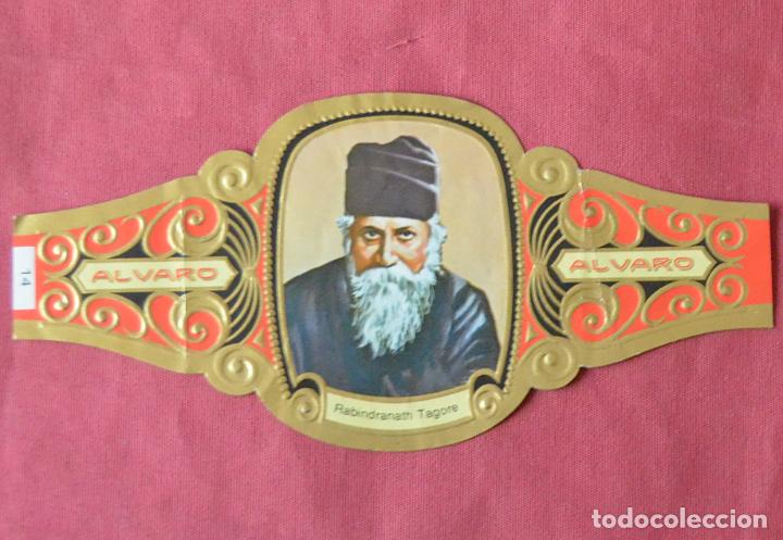 Collection cigar bands: VITOLA ALVARO - SERIE PREMIOS NOBEL - LITERATURA - N&ordm; 14