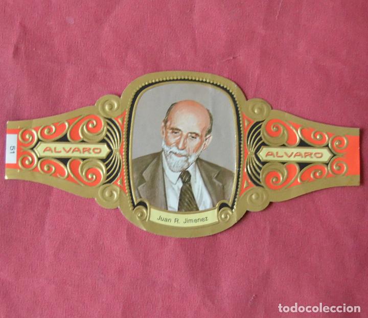 Collection cigar bands: VITOLA ALVARO - SERIE PREMIOS NOBEL - LITERATURA - N&ordm; 51