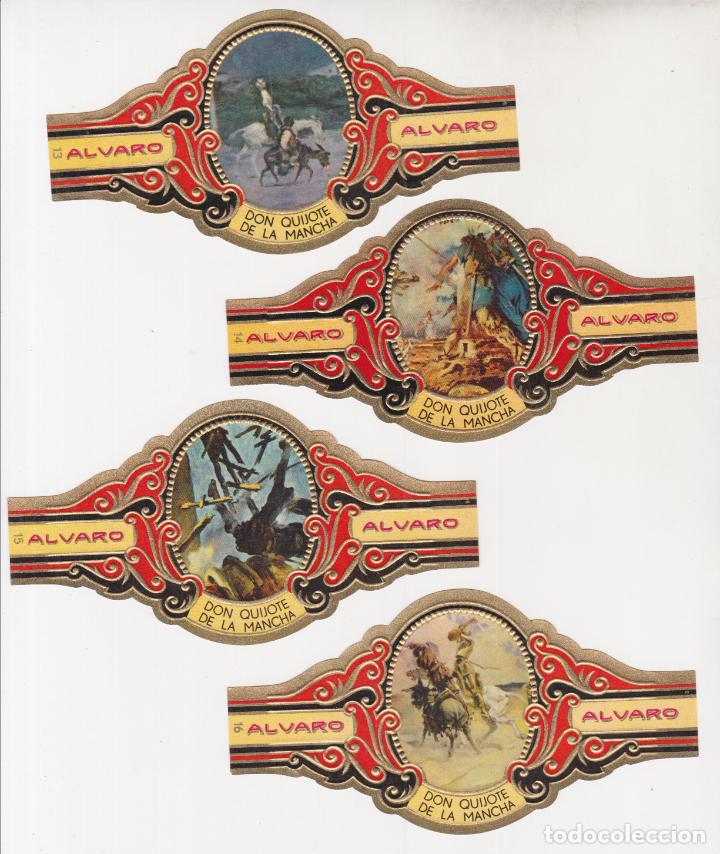 Sammlung von Banderolen: 4 VITOLAS ALVARO &ndash; DON QUIJOTE DE LA MANCHA (13,14,15 y16)