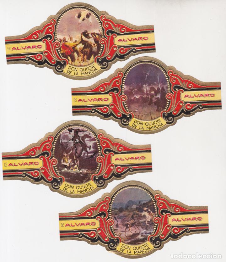 Sammlung von Banderolen: 4 VITOLAS ALVARO &ndash; DON QUIJOTE DE LA MANCHA (21, 22, 23 y 24)