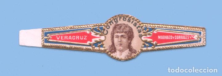 An&eacute;is de charuto de cole&ccedil;&atilde;o: VITOLA ANTIGUA - MARCA MADRAZO Y CORRALES. PROCEDENCIA M&Eacute;XICO - TEM&Aacute;TICA MUJERES - CONGRESISTAS