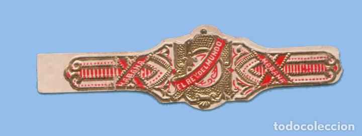 Bagues de cigare de collection: VITOLA CUBANA ANTIGUA - MARCA EL REY DEL MUNDO