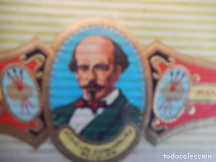 An&eacute;is de charuto de cole&ccedil;&atilde;o: VITOLA ALVARO , SERIE PINTORES - JOAQUIN DOMINGUEZ BECQUER