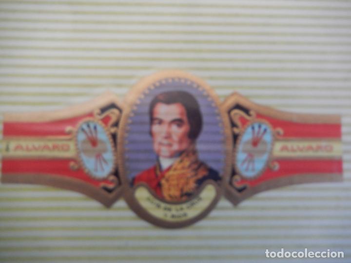 An&eacute;is de charuto de cole&ccedil;&atilde;o: VITOLA ALVARO , SERIE PINTORES - LUIS DE LA CRUZ Y RIOS