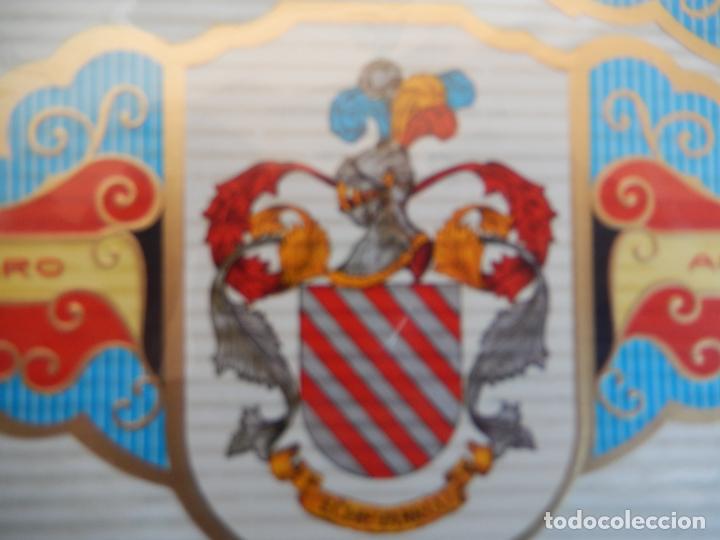 Vitolas de colecci&oacute;n: VITOLA ALVARO , SERIE I HERALDICA -ESCUDO DEL APELLIDO - ECHEVARRIA