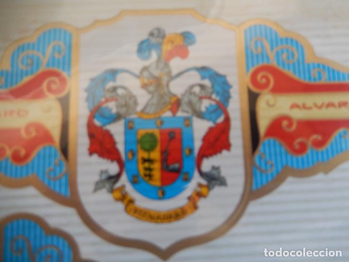 Vitolas de colecci&oacute;n: VITOLA ALVARO , SERIE I HERALDICA -ESCUDO DEL APELLIDO - EIZAGUIRRE