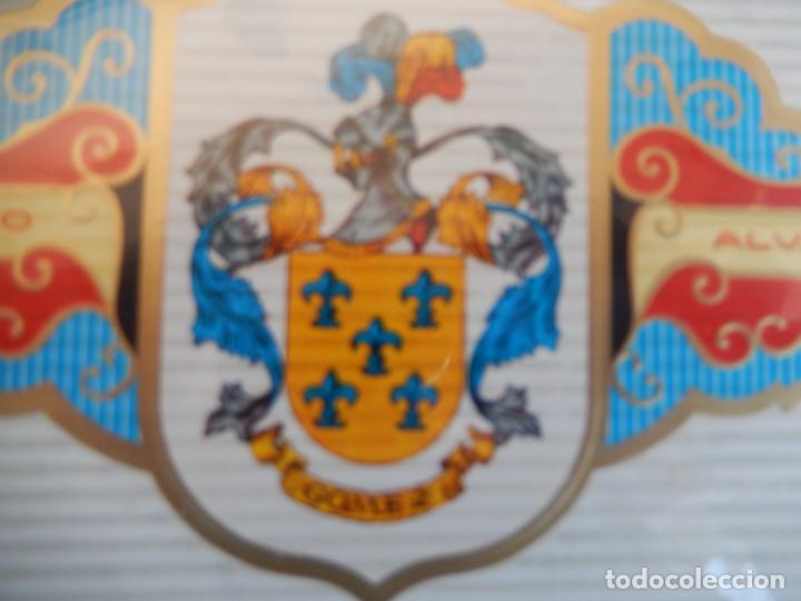 Vitolas de colecci&oacute;n: VITOLA ALVARO , SERIE I HERALDICA -ESCUDO DEL APELLIDO - GOMEZ