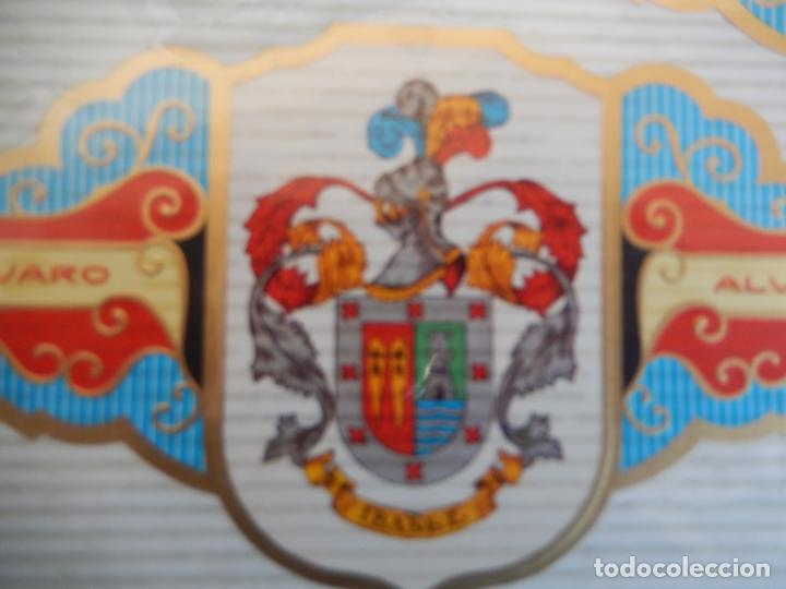Vitolas de colecci&oacute;n: VITOLA ALVARO , SERIE I HERALDICA -ESCUDO DEL APELLIDO - IBA&Ntilde;EZ