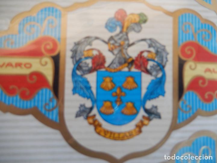 An&eacute;is de charuto de cole&ccedil;&atilde;o: VITOLA ALVARO , SERIE I HERALDICA -ESCUDO DEL APELLIDO - VILLAR