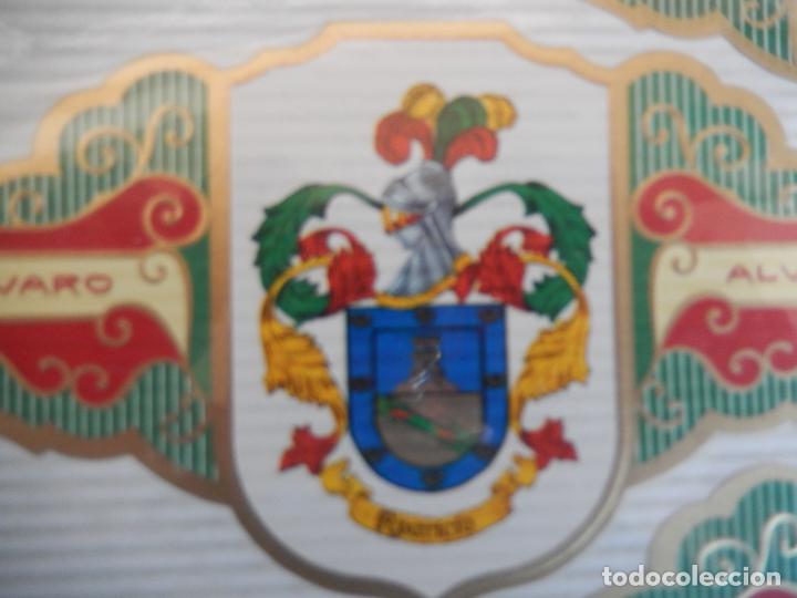 An&eacute;is de charuto de cole&ccedil;&atilde;o: VITOLA ALVARO , SERIE III HERALDICA -ESCUDO DEL APELLIDO - APARICIO