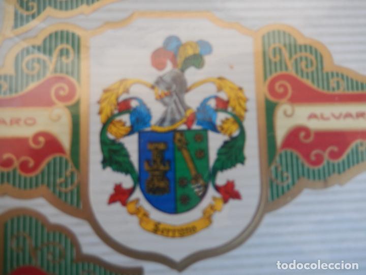 An&eacute;is de charuto de cole&ccedil;&atilde;o: VITOLA ALVARO , SERIE III HERALDICA -ESCUDO DEL APELLIDO - SERRANO