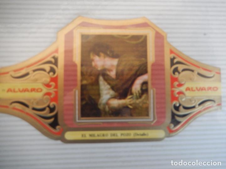 An&eacute;is de charuto de cole&ccedil;&atilde;o: VITOLA ALVARO SERIE CUADRO PINTORES ESPA&Ntilde;OLES ALONSO CANO EL MILAGRO DEL POZO - DETALLE