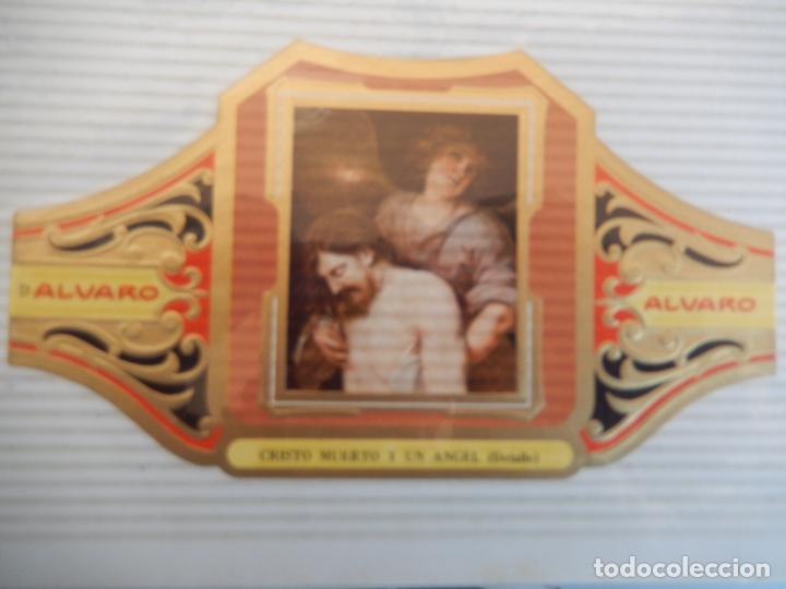 An&eacute;is de charuto de cole&ccedil;&atilde;o: VITOLA ALVARO SERIE CUADRO PINTORES ESPA&Ntilde;OLES ALONSO CANO- CRISTO MUERTO Y UN ANGEL - DETALLE