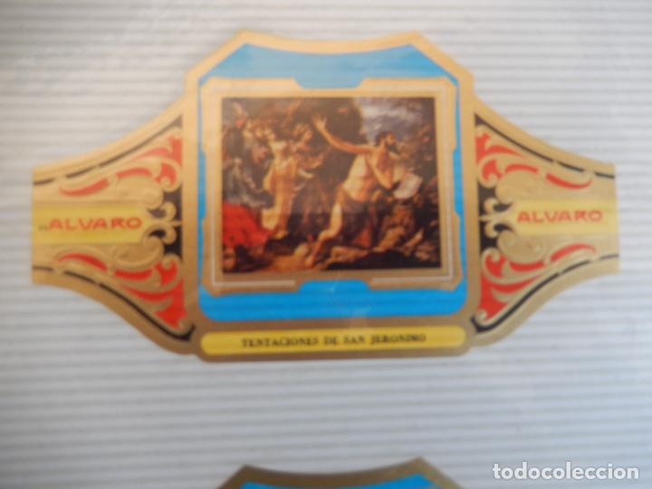 An&eacute;is de charuto de cole&ccedil;&atilde;o: VITOLA ALVARO SERIE DE CUADRO PINTORES ESPA&Ntilde;OLES VALDES LEAL - TENTACIONES DE SAN JERONIMO