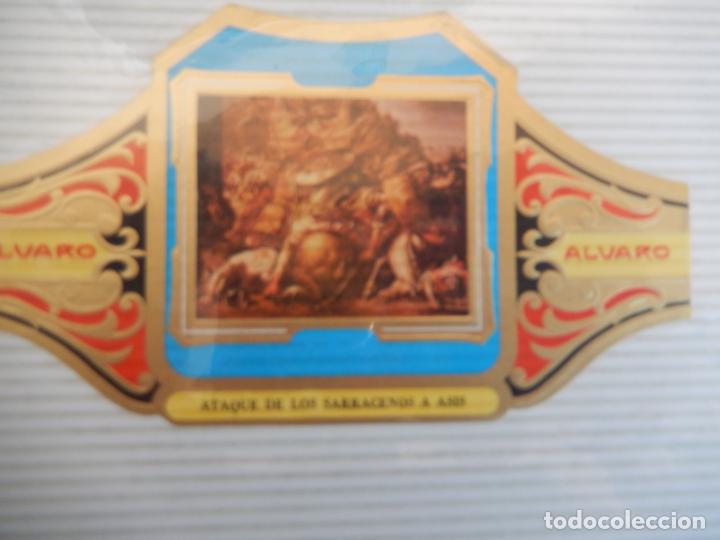 An&eacute;is de charuto de cole&ccedil;&atilde;o: VITOLA ALVARO SERIE DE CUADRO PINTORES ESPA&Ntilde;OLES VALDES LEAL -ATAQUE DE LOS SARRACENOS A ASIS