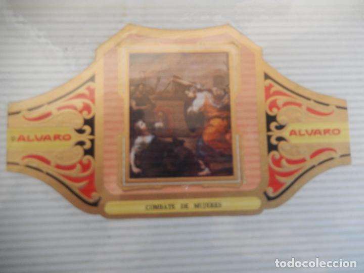 An&eacute;is de charuto de cole&ccedil;&atilde;o: VITOLA ALVARO SERIE DE CUADRO PINTORES ESPA&Ntilde;OLES RIBERA -COMBATE DE MUJERES