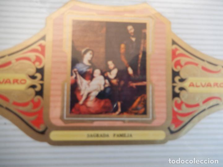 Vitolas de colecci&oacute;n: VITOLA ALVARO SERIE DE CUADRO PINTORES ESPA&Ntilde;OLES RIBERA - SAGRADA FAMILIA