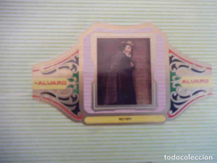 An&eacute;is de charuto de cole&ccedil;&atilde;o: VITOLA ALVARO SERIE III DE CUADRO PINTORES ESPA&Ntilde;OLES VELAZQUEZ - MENIPO