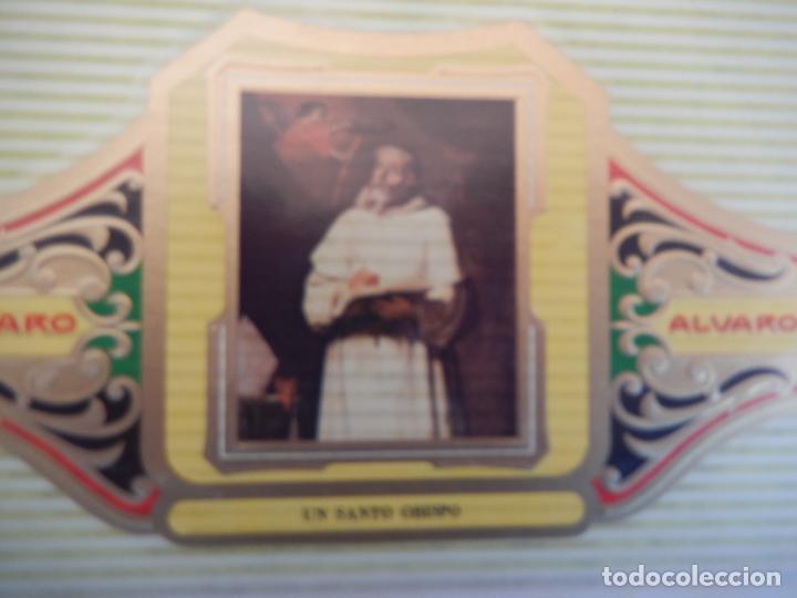 An&eacute;is de charuto de cole&ccedil;&atilde;o: VITOLA ALVARO SERIE III DE CUADRO PINTORES ESPA&Ntilde;OLES ZURBARAN - EL SANTO OBISPO