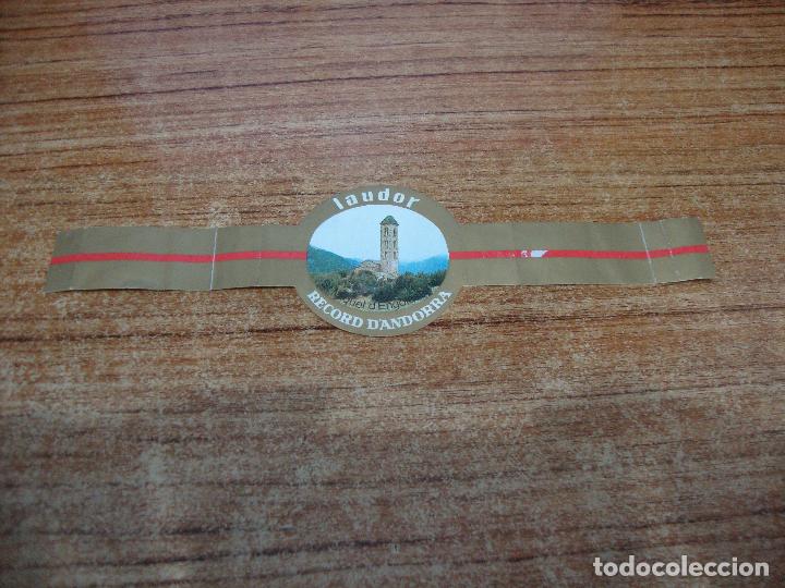 Bagues de cigare de collection: VITOLA LAUDOR RECORD D'ANDORRA